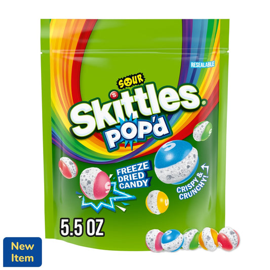 Skittles Pop’d - Fruity - 5.5oz