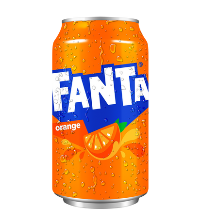 Fanta Orange - Orange - 12oz