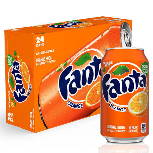 Fanta Orange - Orange - 12oz