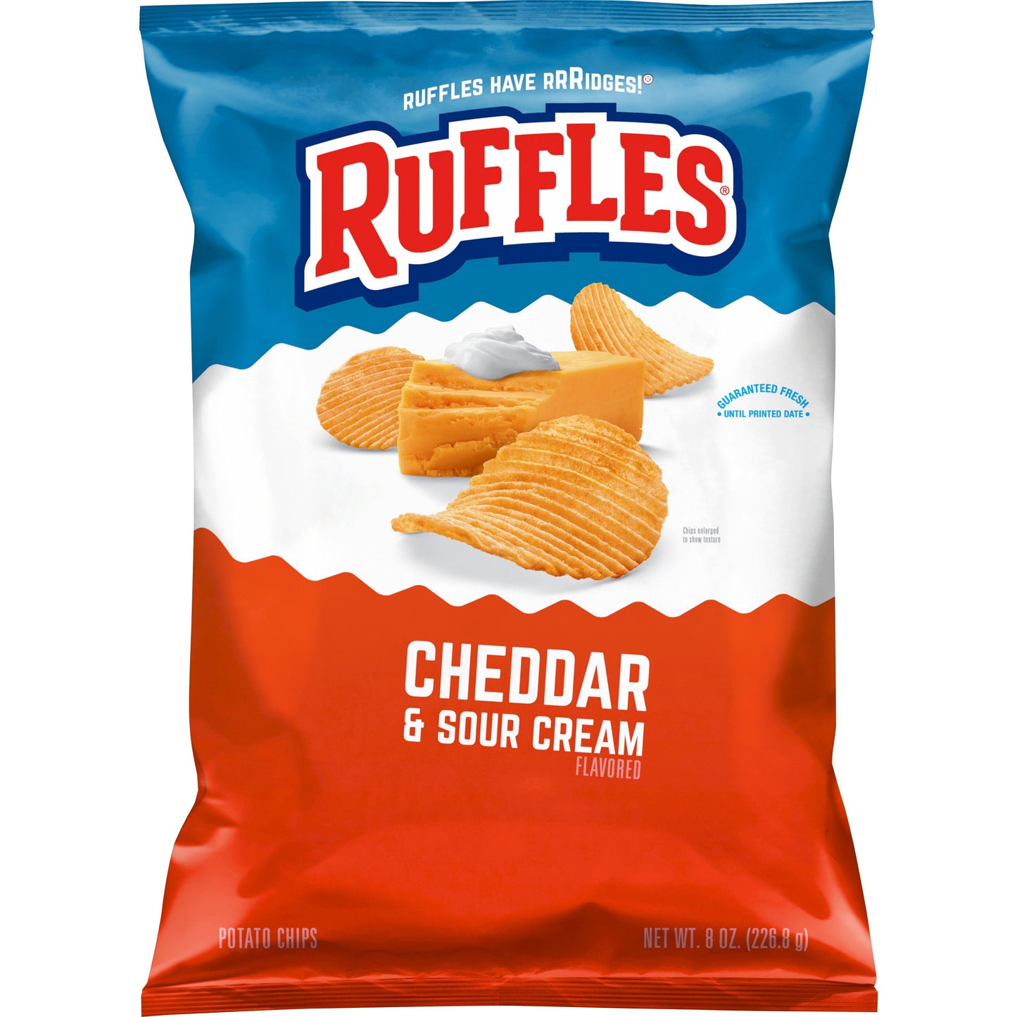Ruffles Cheddar & Sour Cream - Cheddar - 8oz