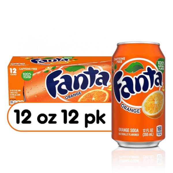 Fanta Orange - Orange - 12oz