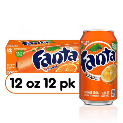 Fanta Orange - Orange - 12oz